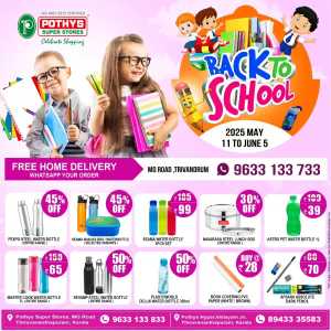 Back to School Offers - Shop Now In Pothys Superstores Trivandrum