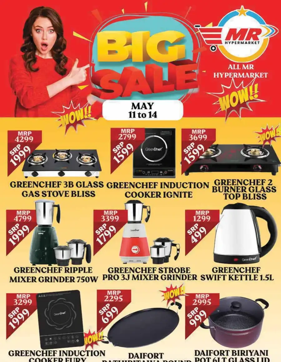 Wednesday Deals In MR Hypermarket Calicut
