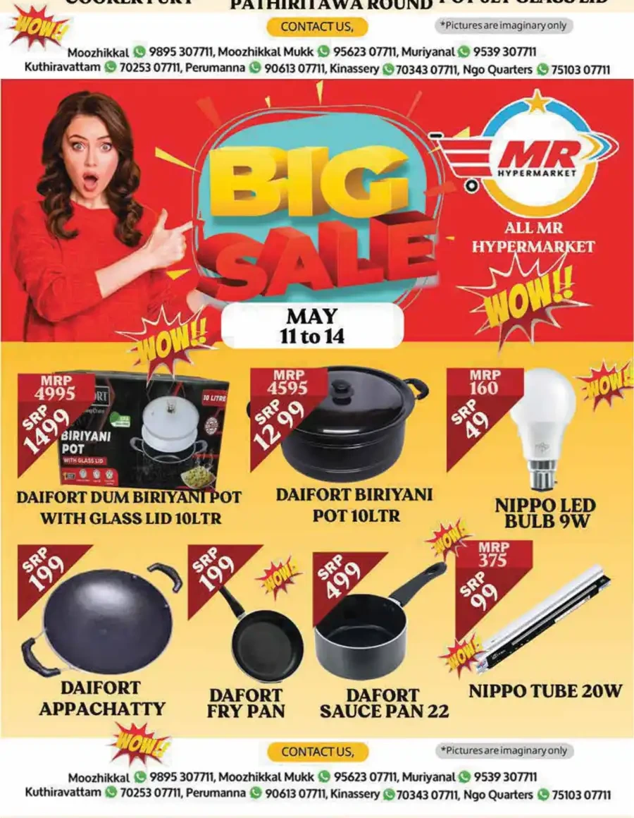Wednesday Deals In MR Hypermarket Calicut