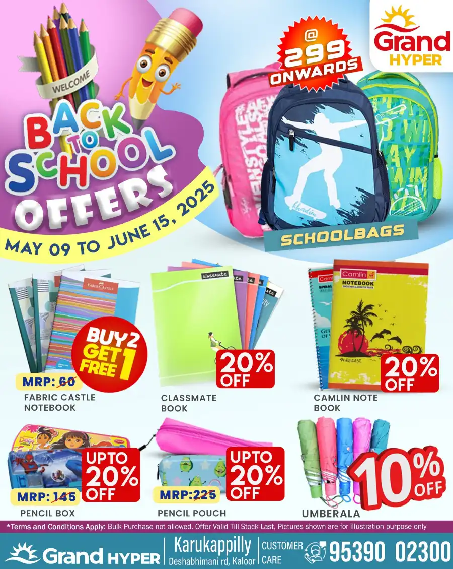 Back to School Offers In Grand Hypermarket undefined