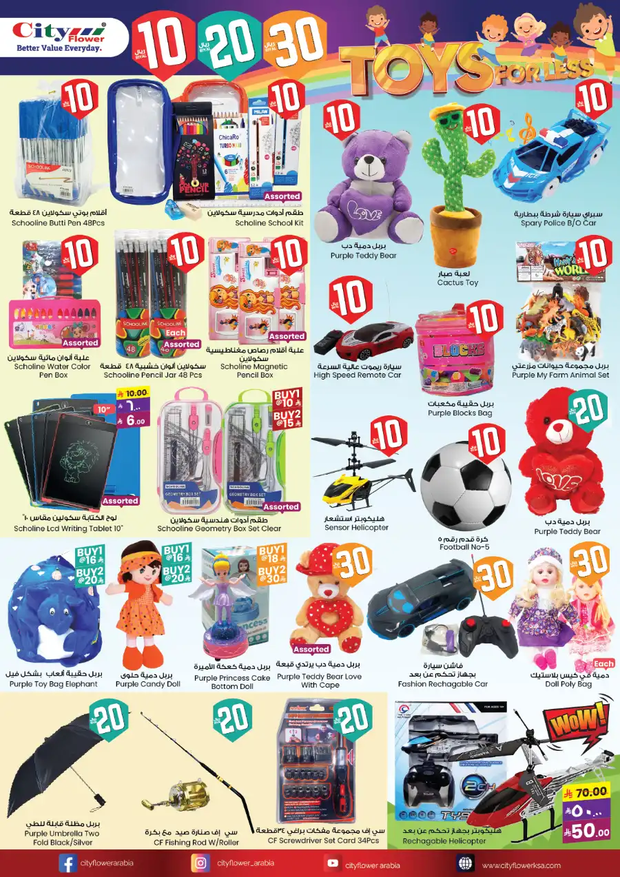10, 20, 30 Offer! In City flower Najran