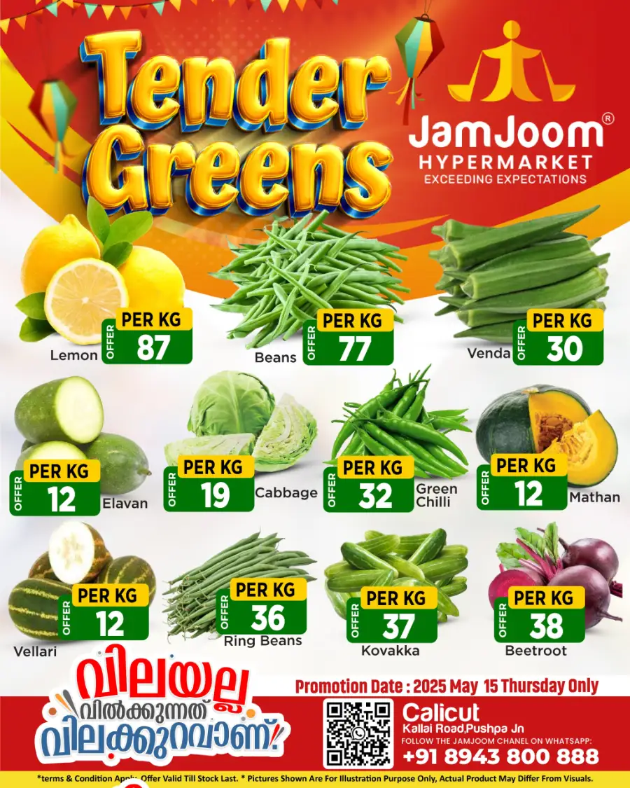 Tender Greens Sale In JamJoom Hypermarket undefined