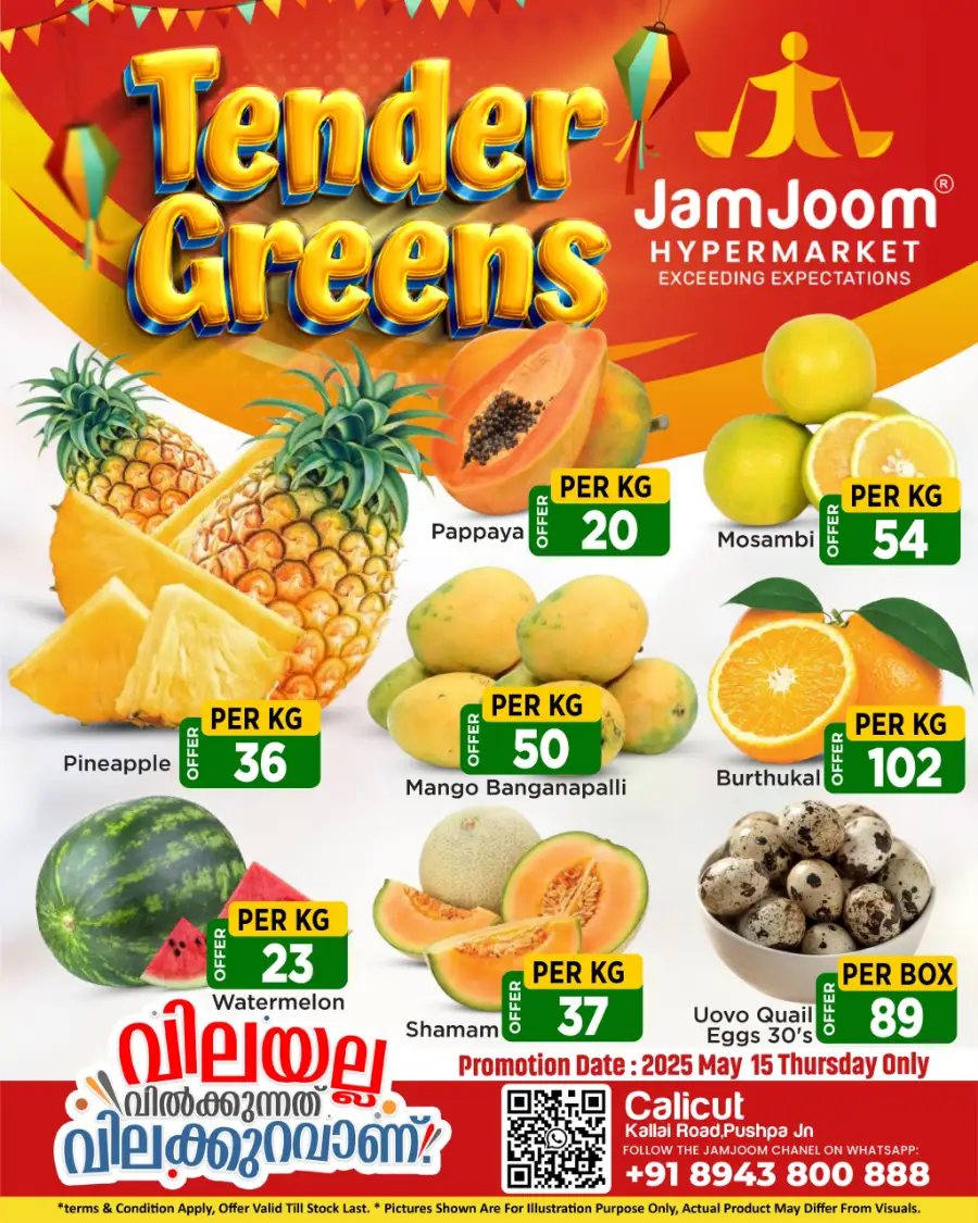 Tender Greens Sale In JamJoom Hypermarket undefined