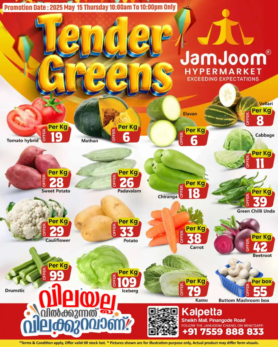 Tender Greens Sale In JamJoom Hypermarket undefined