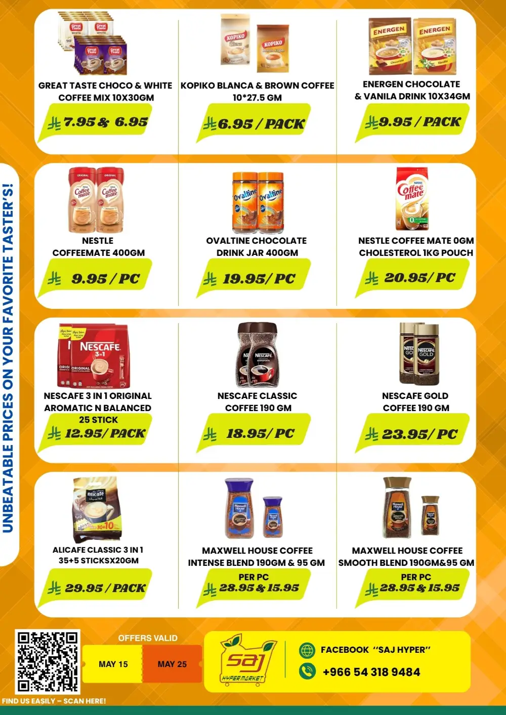 Weekly Best Offers In SAJ Hypermarket undefined