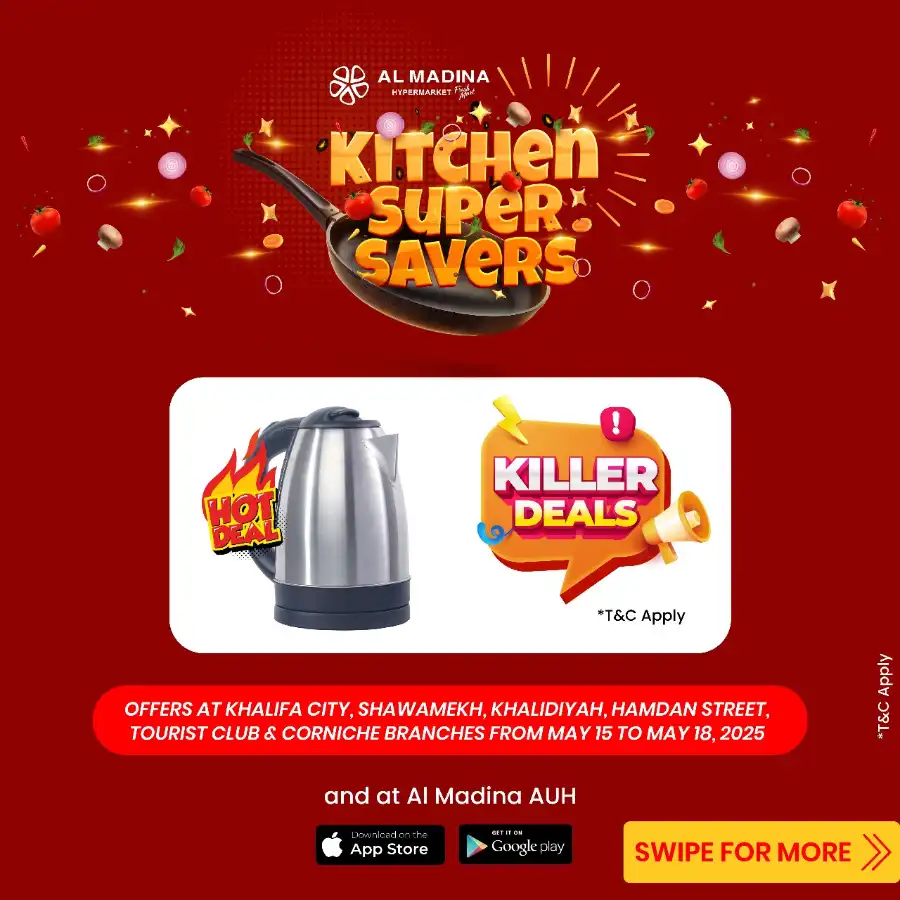 Kitchen Super Savers In Al Madina Hypermarket Abu Dhabi