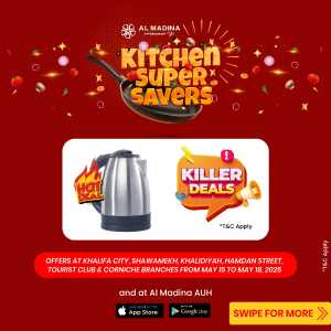 Kitchen Super Savers In Al Madina Hypermarket Abu Dhabi