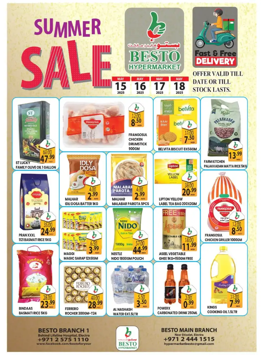 Summer Sale In Besto Hypermarket Abu Dhabi
