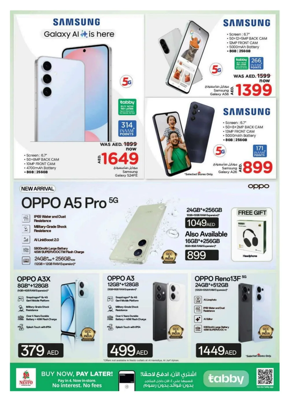 Smart Phone Deals In Nesto Hypermarket Dubai