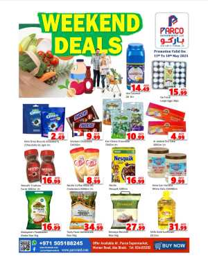 Weekend Deals In PARCO Hypermarket Abu Dhabi