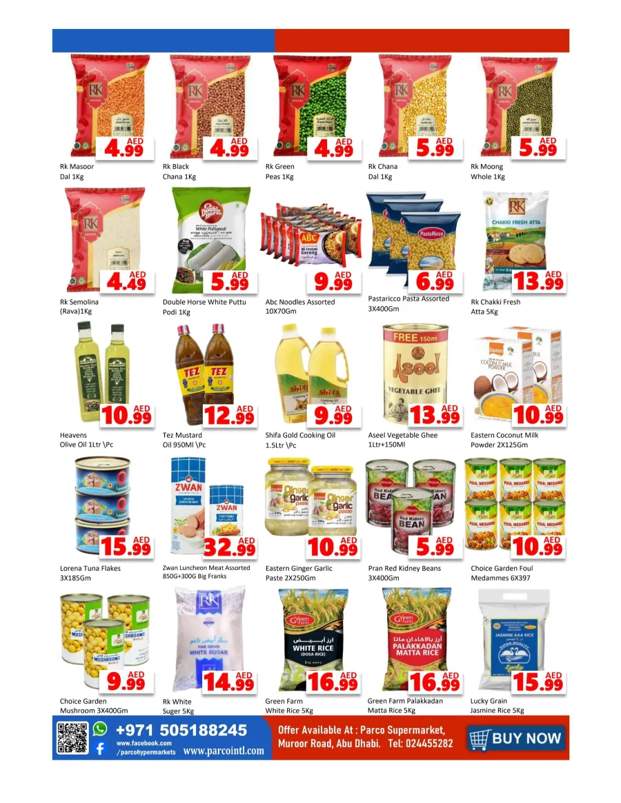 Weekend Deals In PARCO Hypermarket Abu Dhabi