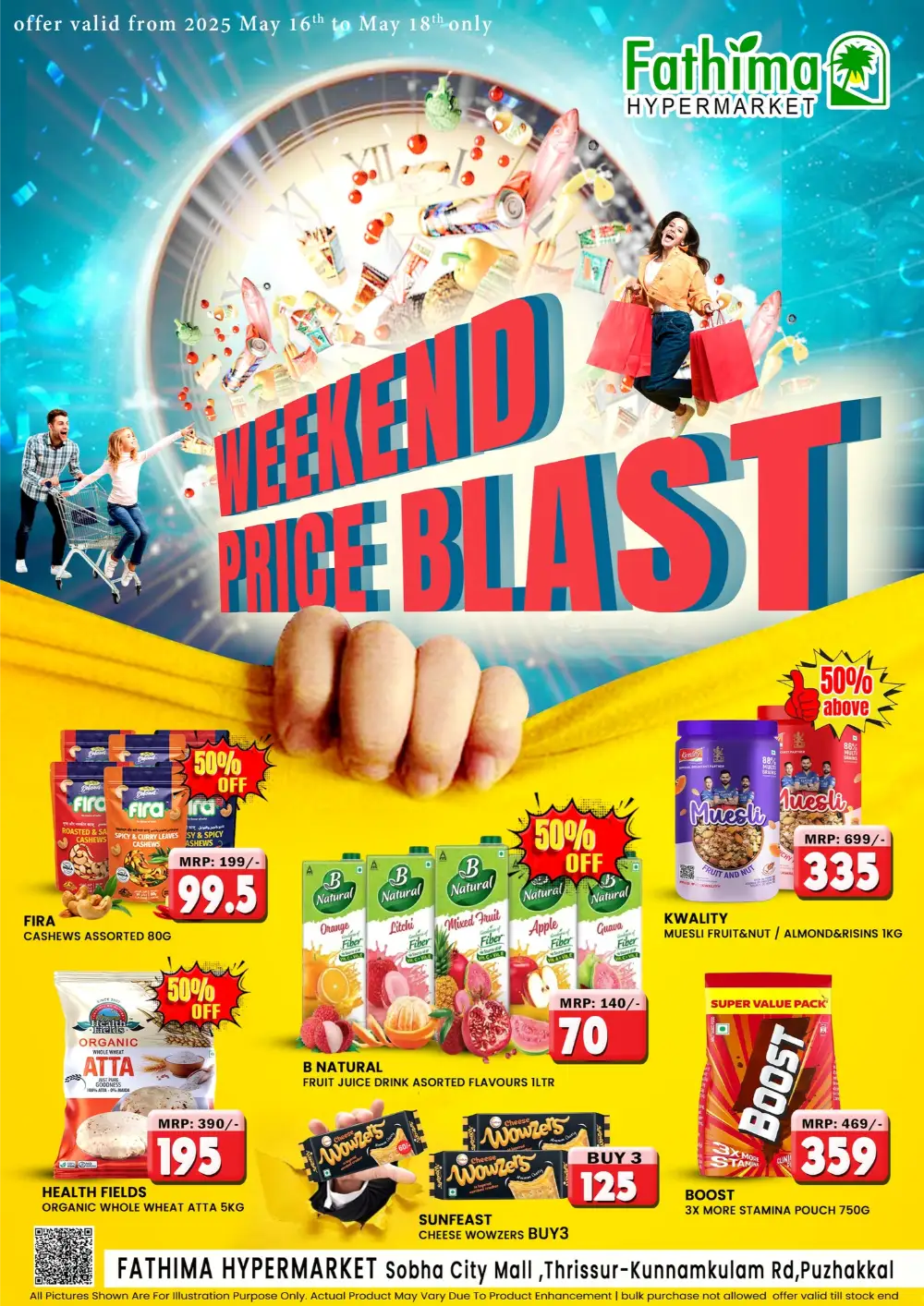 Weekend Price Blast In Fathima Hypermarket undefined