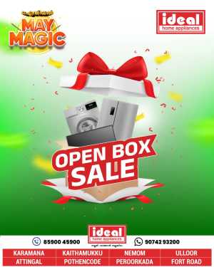 Save Up to 50% Off on TVs, Refrigerators & Washing Machines In Ideal Home Appliances Trivandrum
