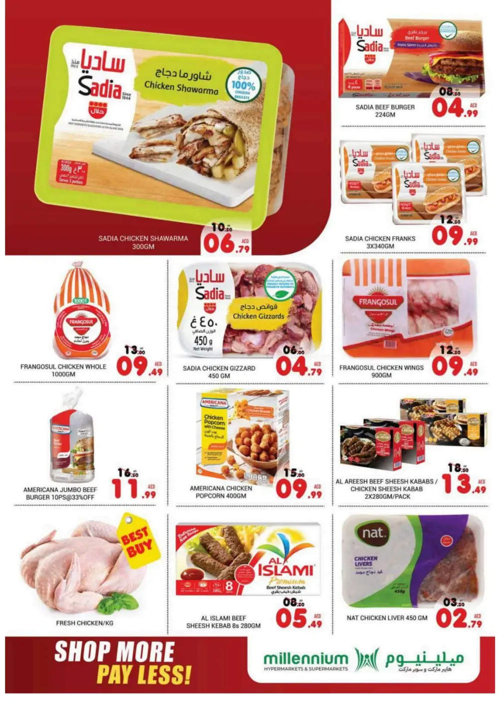 Shop More, Pay Less! In Millennium Hypermarket Abu Dhabi