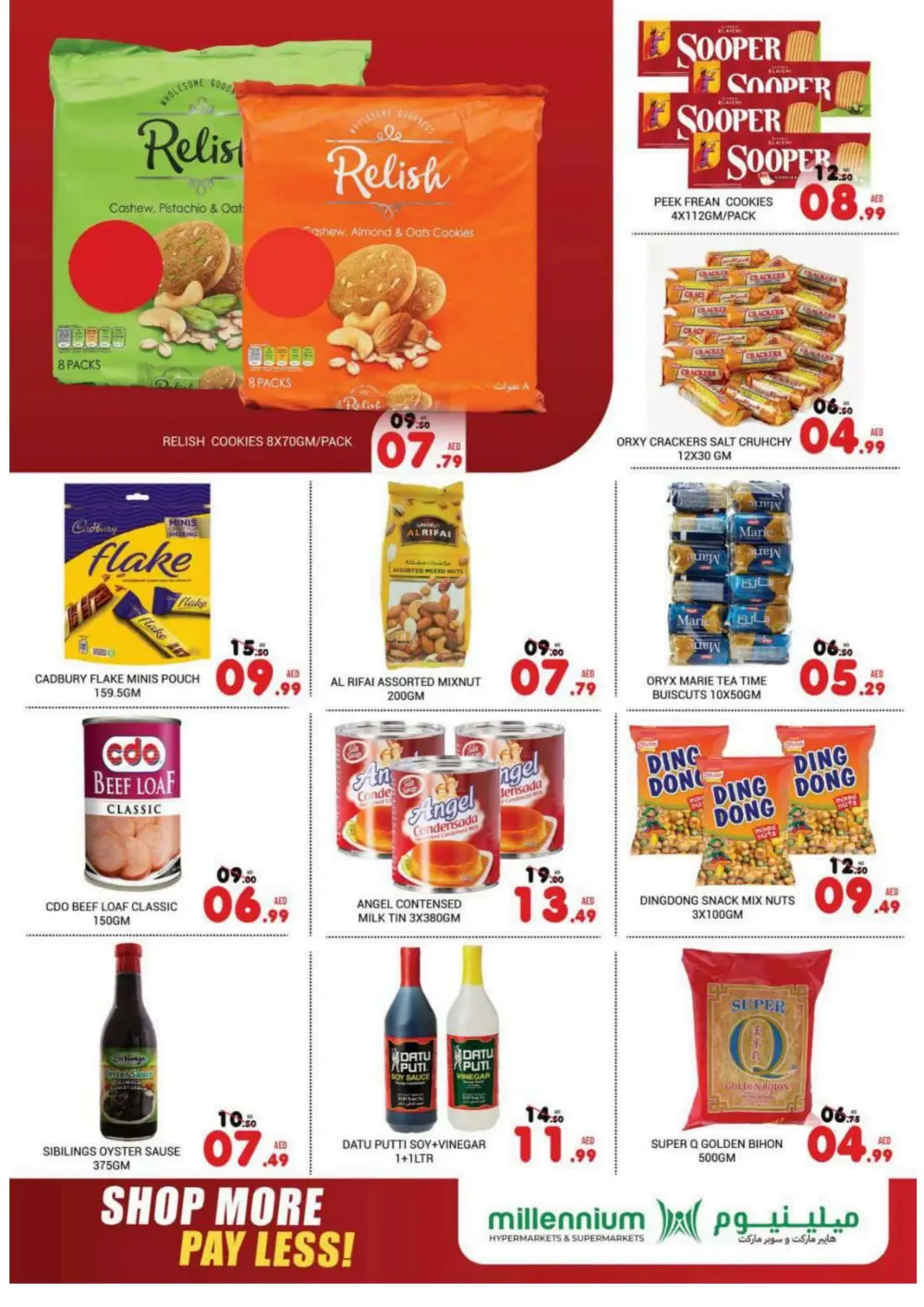 Shop More, Pay Less! In Millennium Hypermarket Abu Dhabi