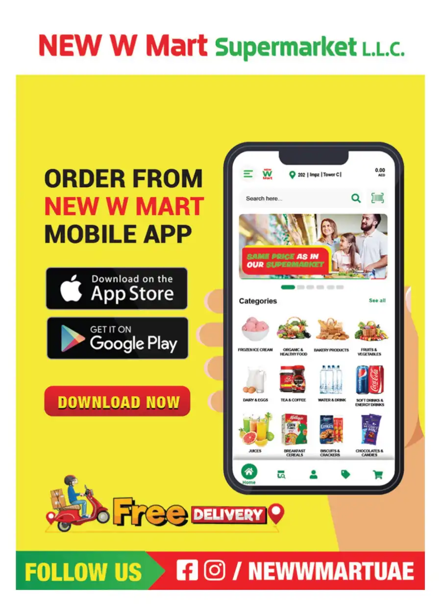 WOW Offers In New W Mart Dubai
