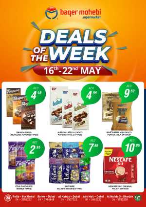 Deals of the Week In Baqer Mohebi Supermarket Dubai,Sharjah / Ajman
