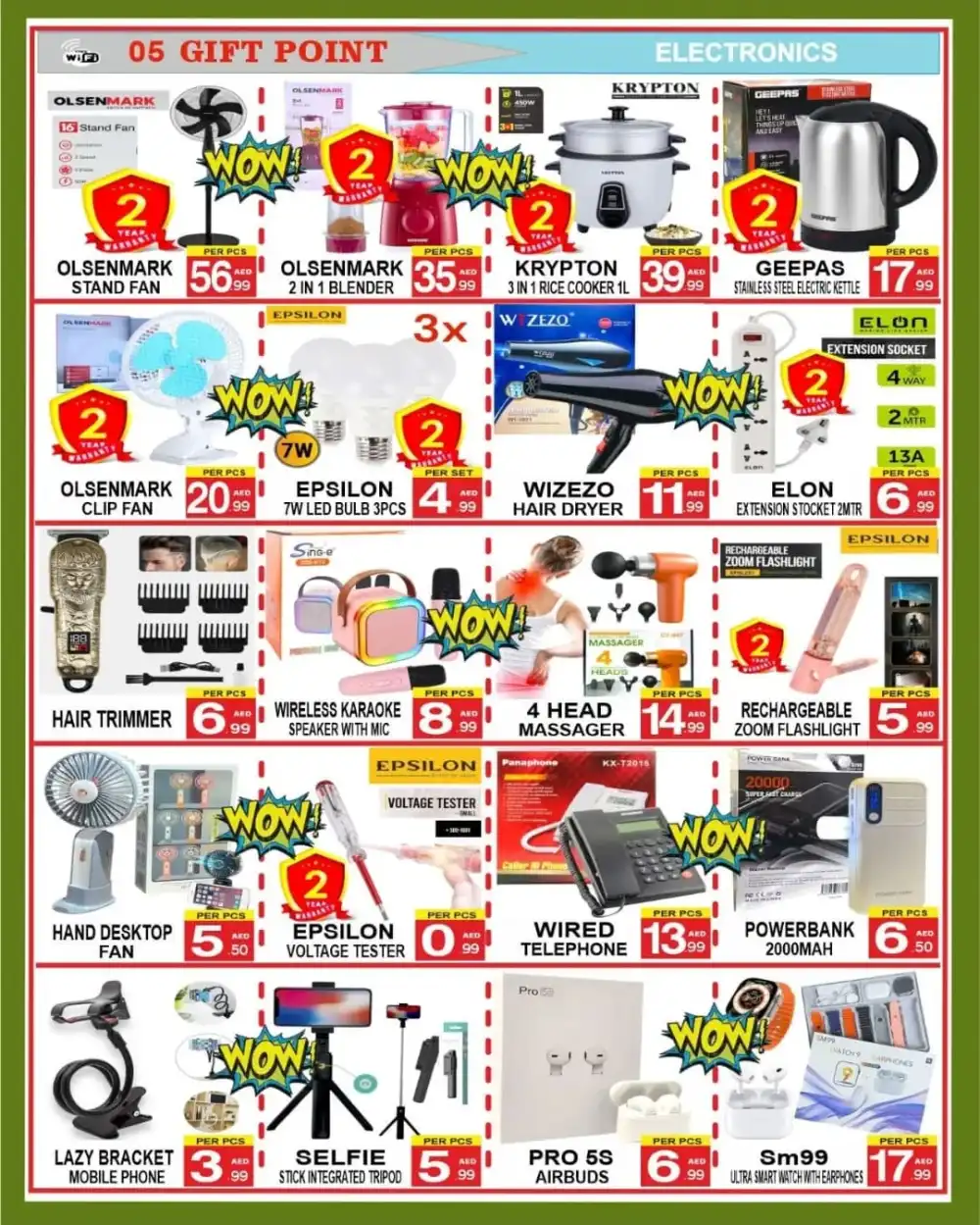 Hot Summer Deals In Gift Point Department Store Dubai