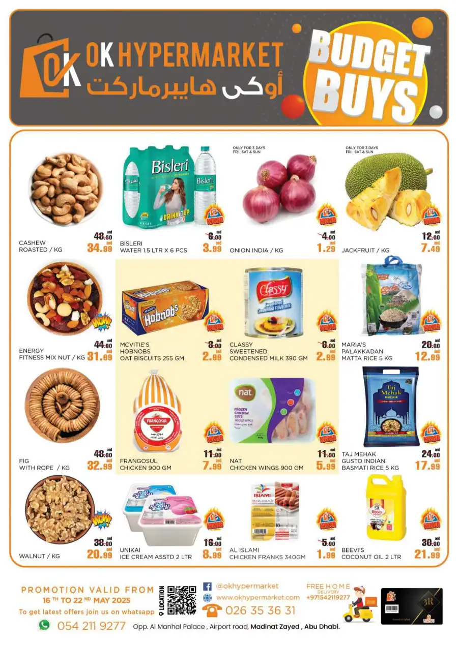 7 Days Budget Deals In OK Hypermarket Abu Dhabi