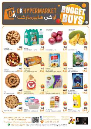 7 Days Budget Deals In OK Hypermarket Abu Dhabi