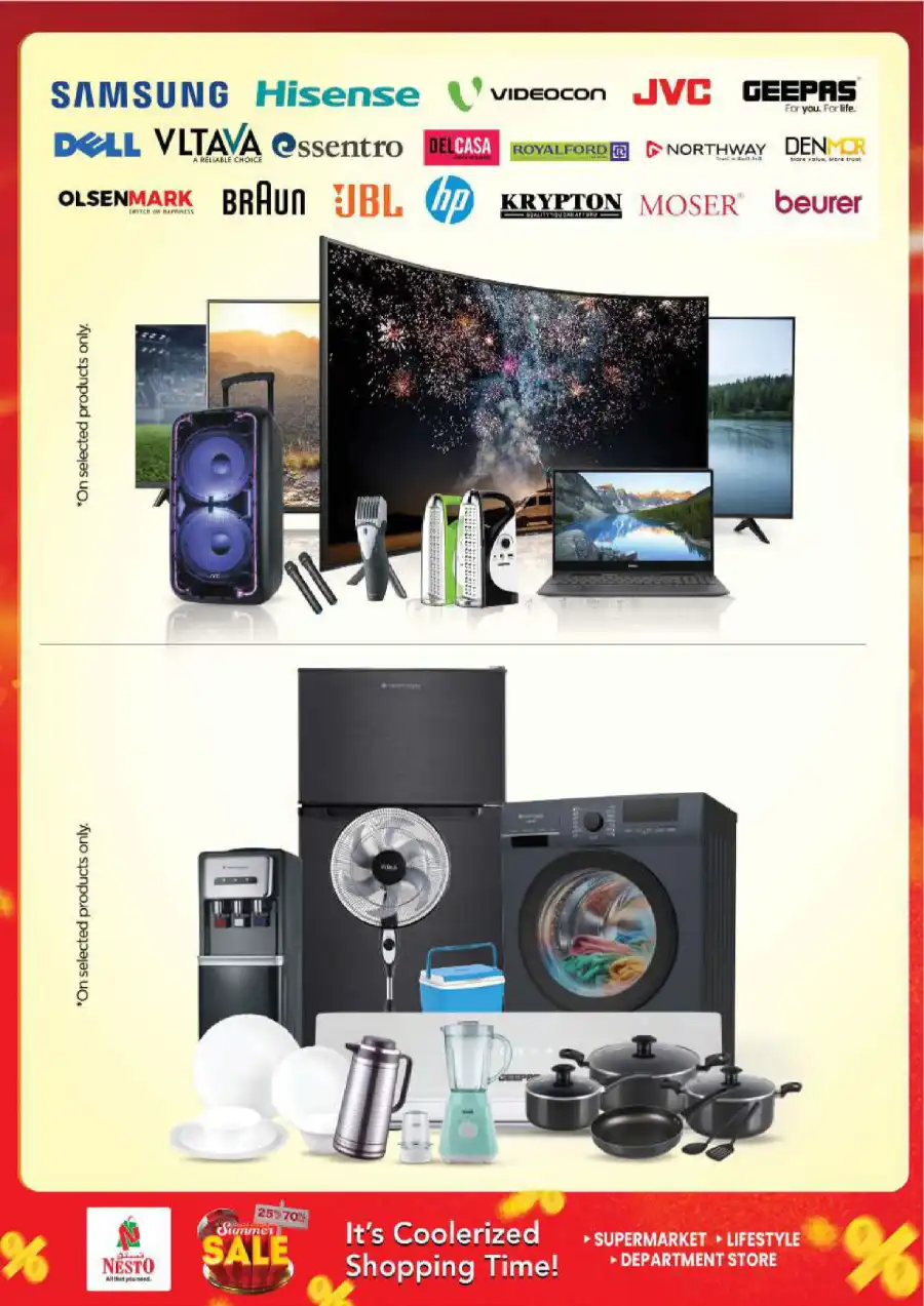 SUMMER SALE! Up to 70% OFF – Limited Time Offers In Nesto Hypermarket Al Ain