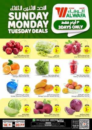 Big 3 Days Sale In Al Wafa Hypermarket Jeddah
