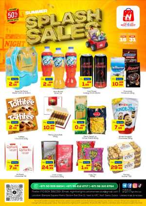 Summer Splash Sale In Night to Night Dubai