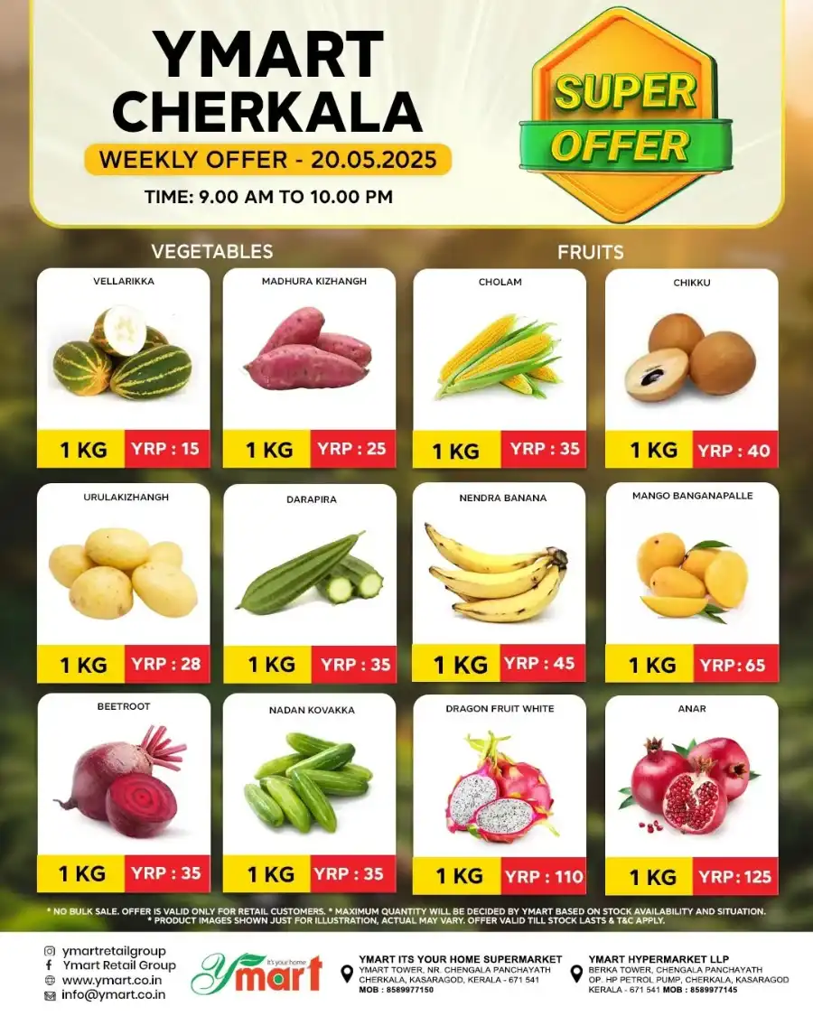 Mega Sale – Up to 50% OFF! Grab Hot Offers Now In Y Mart Hypermarket Kasaragod