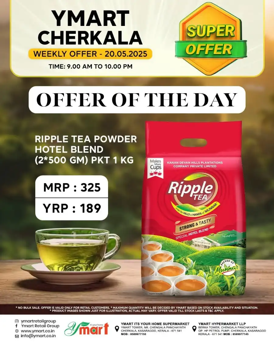 Mega Sale – Up to 50% OFF! Grab Hot Offers Now In Y Mart Hypermarket Kasaragod
