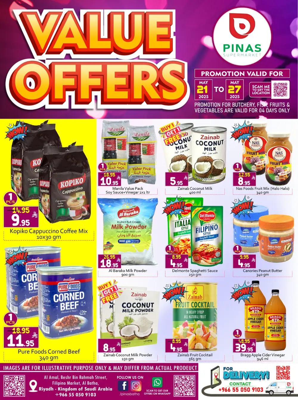 Value Offers- Save Up to 50% OFF! In Pinas Supermarket Riyadh