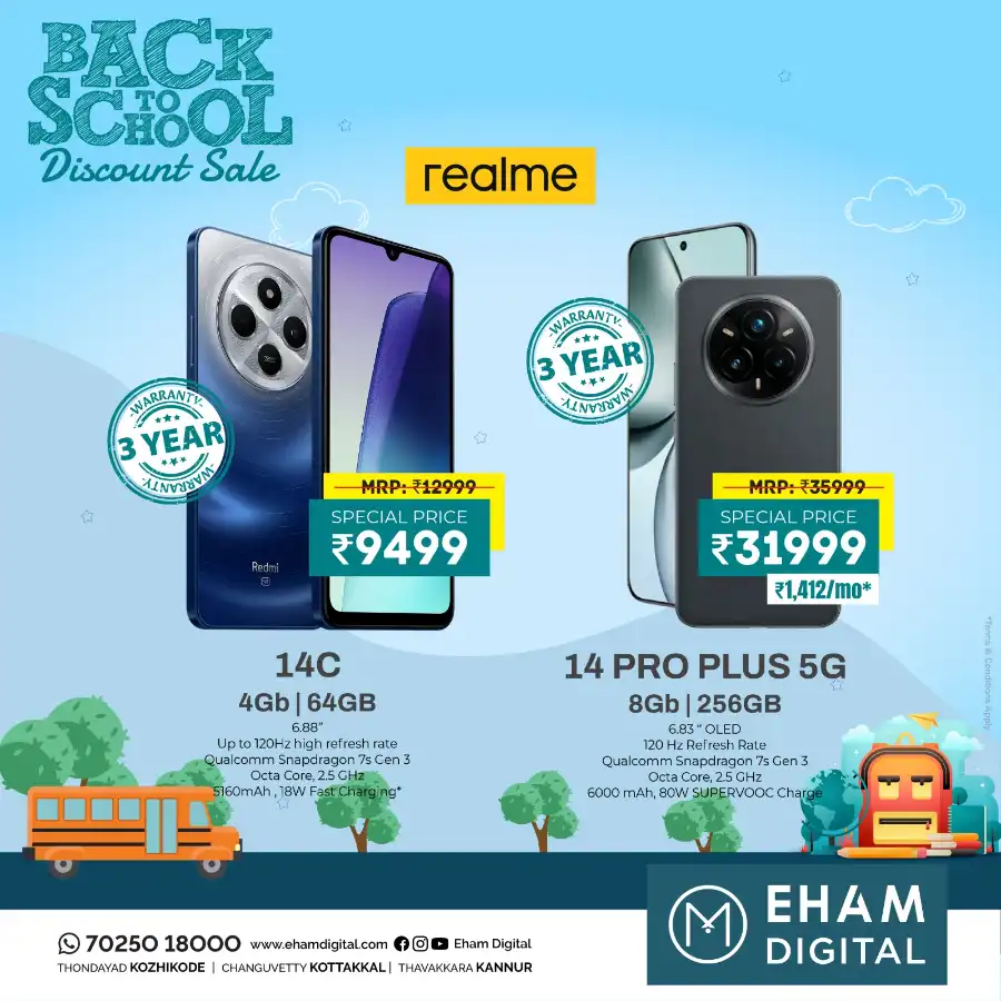 Back to School Phone Deals – Save on Top Brands! In Eham Digital Calicut