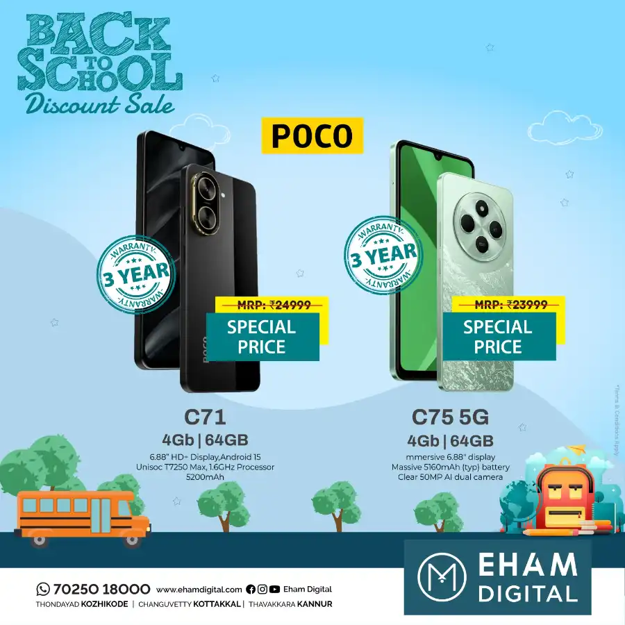 Back to School Phone Deals – Save on Top Brands! In Eham Digital Calicut
