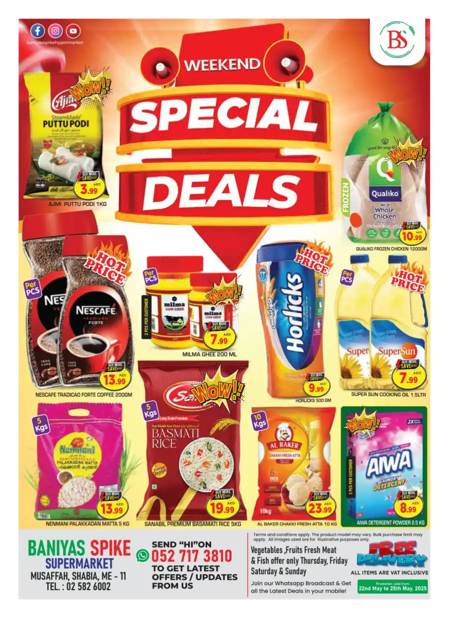 Weekend Spesial Deals In Baniyas Spike Abu Dhabi