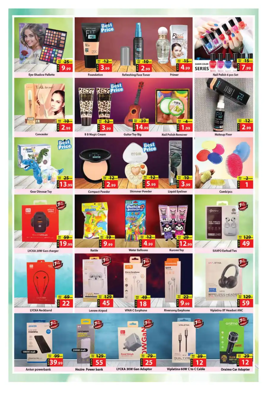 Clearance sales offers In National Hypermarket Fujairah