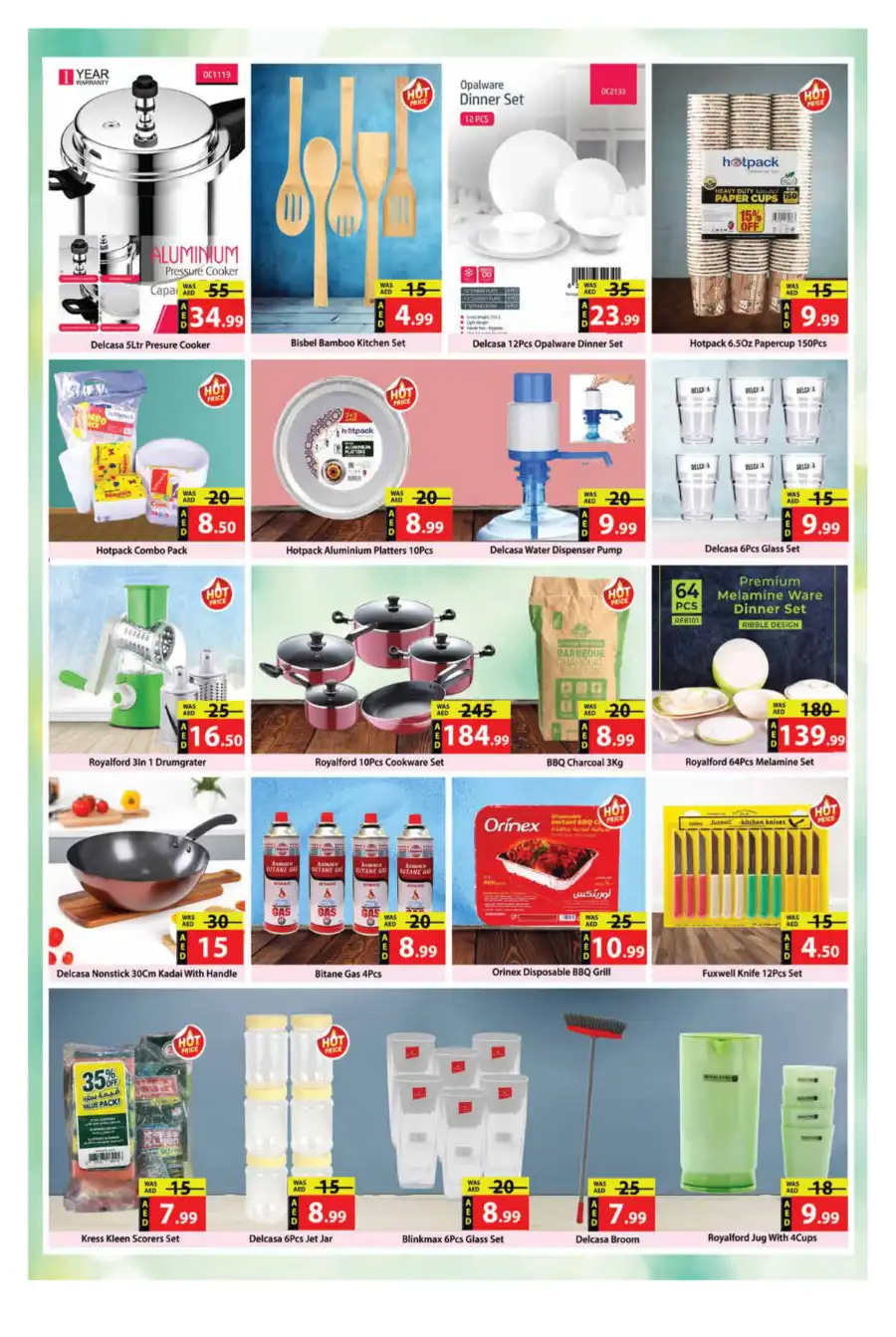 Clearance sales offers In National Hypermarket Fujairah