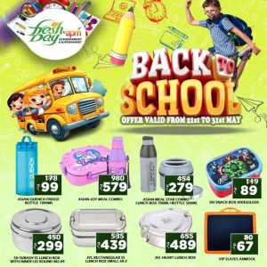 Back to School Offers: Phones, Bags & Stationery Deals In Freshday Hypermarket Malappuram