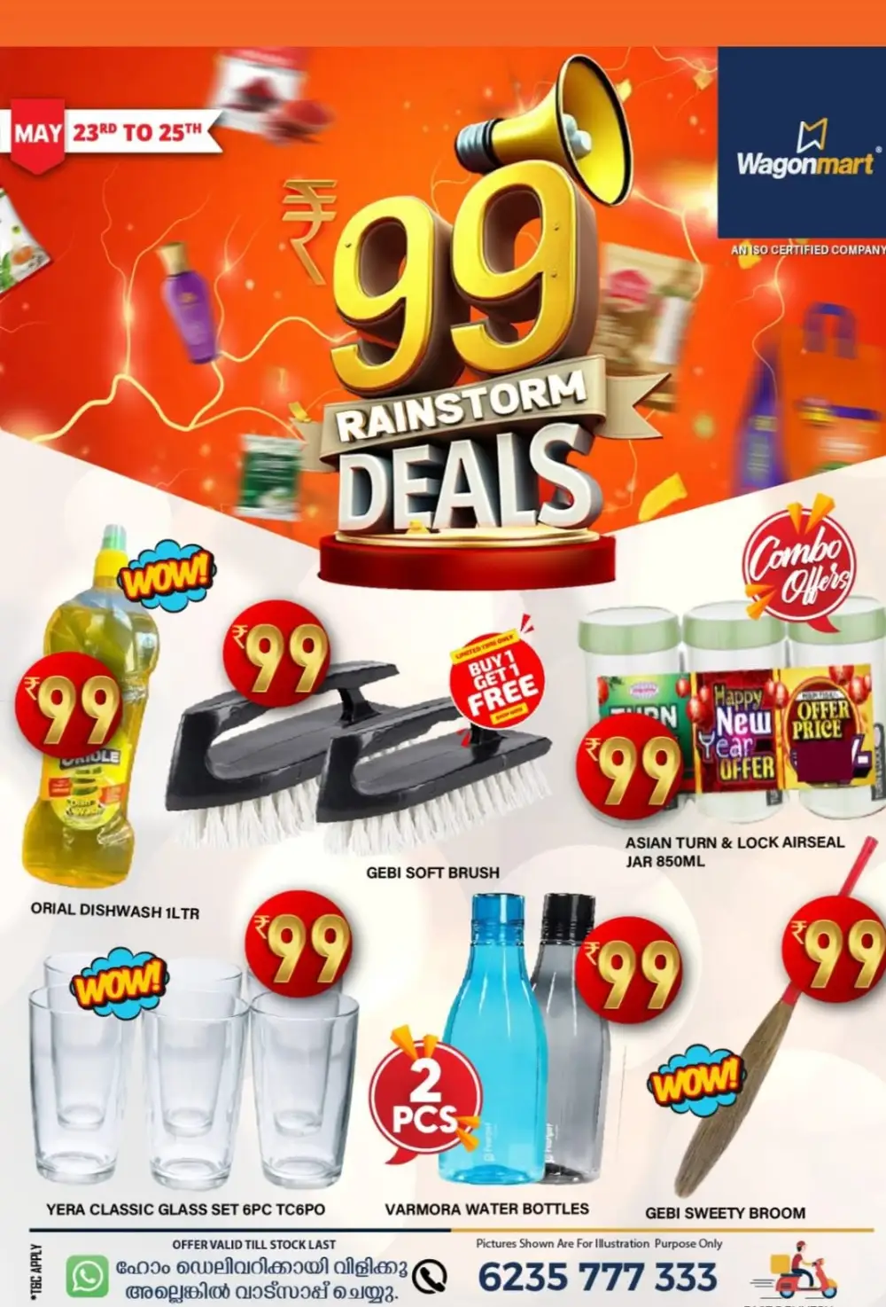 99 Rainstorm Deals – Save Up to 50% In Wagonmart Hypermarket undefined