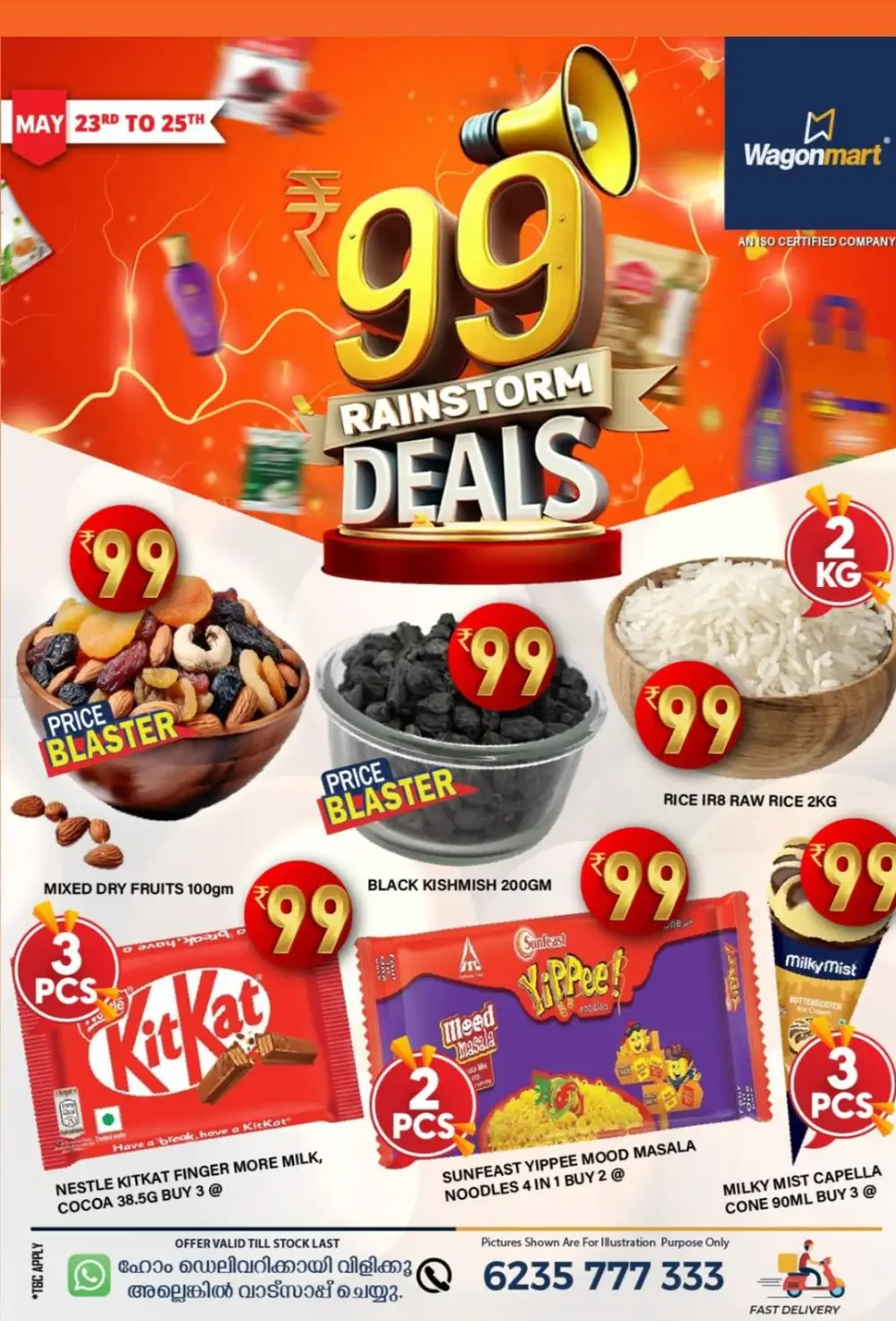 99 Rainstorm Deals – Save Up to 50% In Wagonmart Hypermarket undefined
