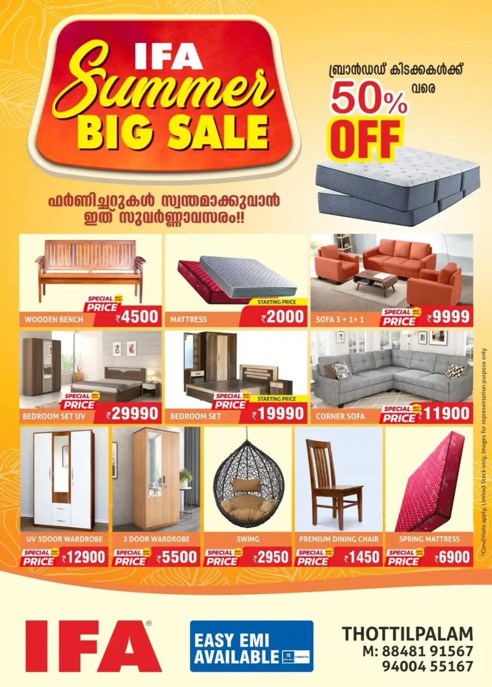 Summer Big Sale In IFA Calicut