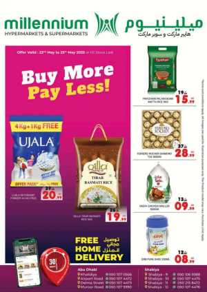 Weekly Grocery Offers: Buy More, Pay Less on Daily Needs In Millennium Hypermarket Abu Dhabi