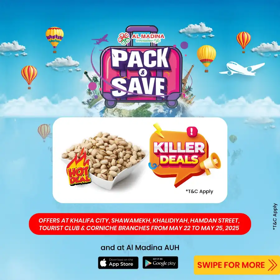 Pack and save In Al Madina Hypermarket Abu Dhabi