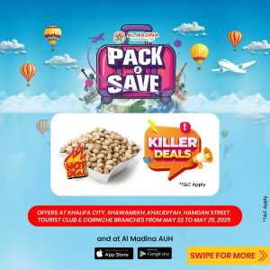 Pack and save In Al Madina Hypermarket Abu Dhabi