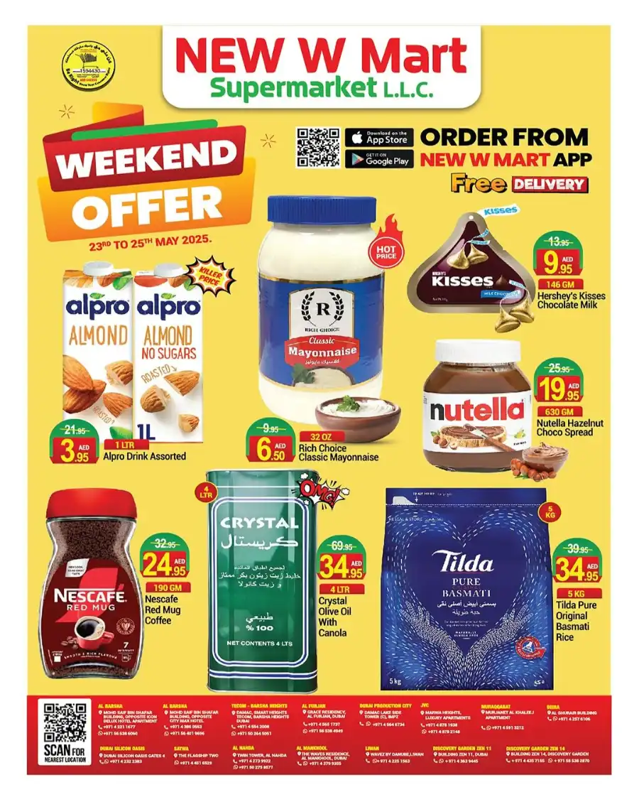 Weekend Offers In New W Mart Dubai