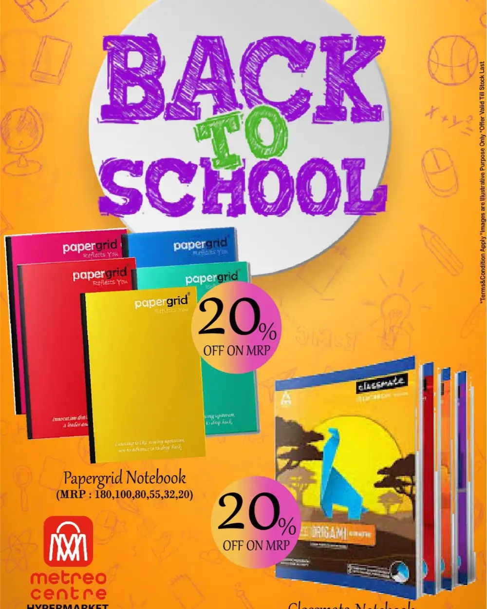 Back to School Offers - Shop Now In Metro Shoppee Hypermarket undefined
