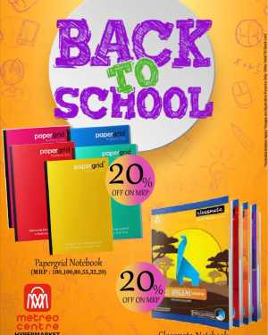 Back to School Offers - Shop Now In Metro Shoppee Hypermarket Kannur