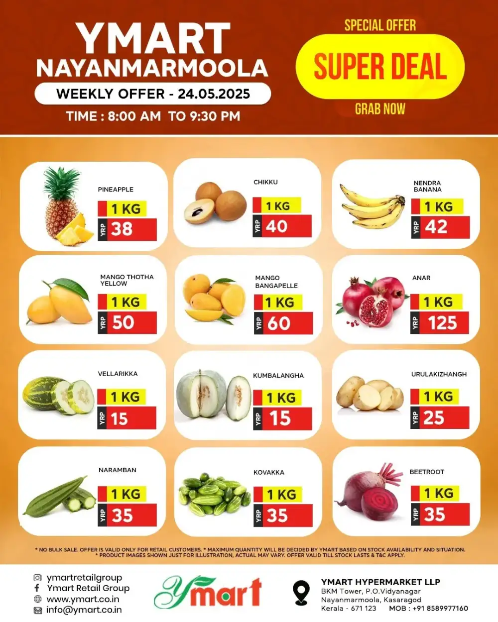 Super Sale Offers – Limited Time Only! In Y Mart Hypermarket Kasaragod