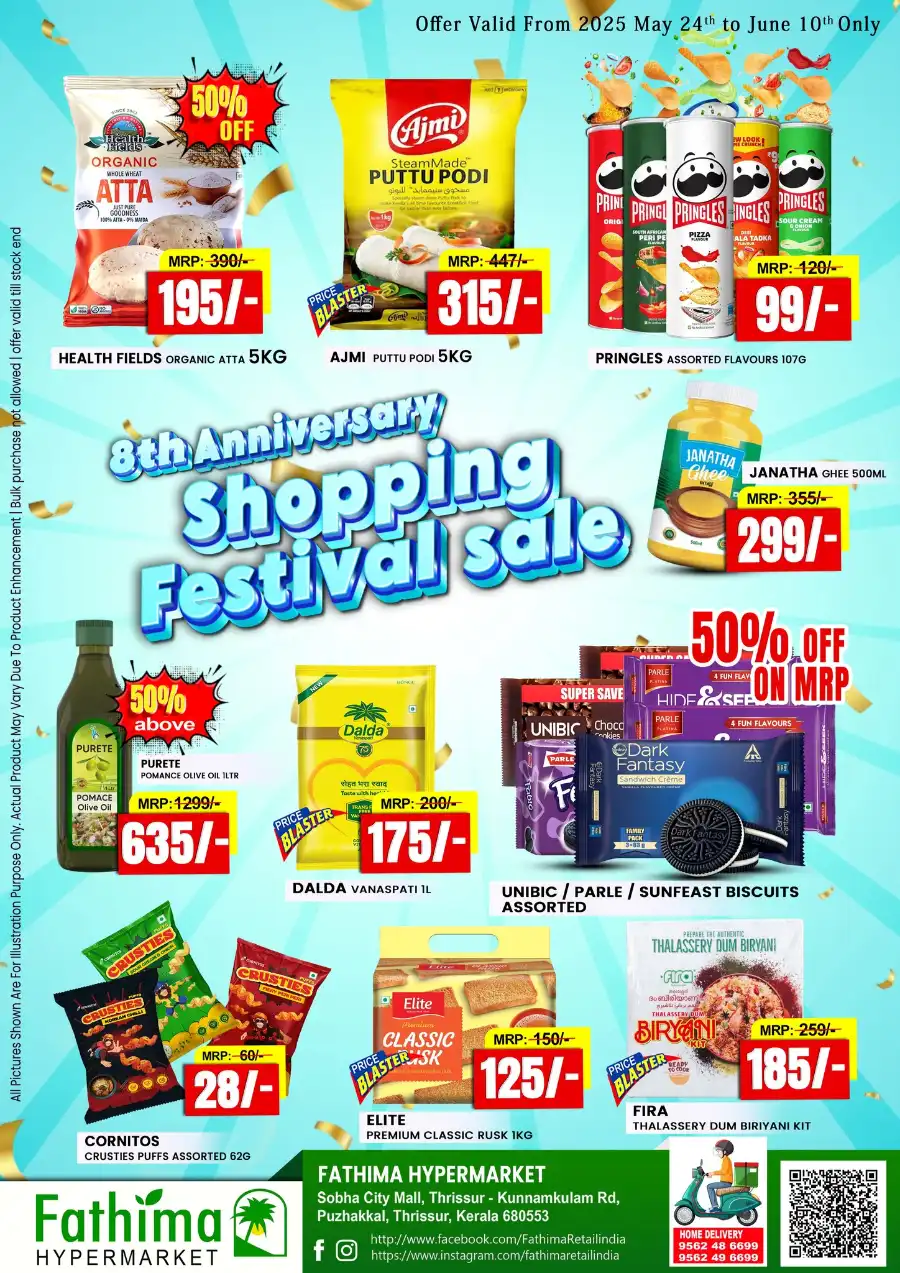 Anniversary shopping festival In Fathima Hypermarket undefined