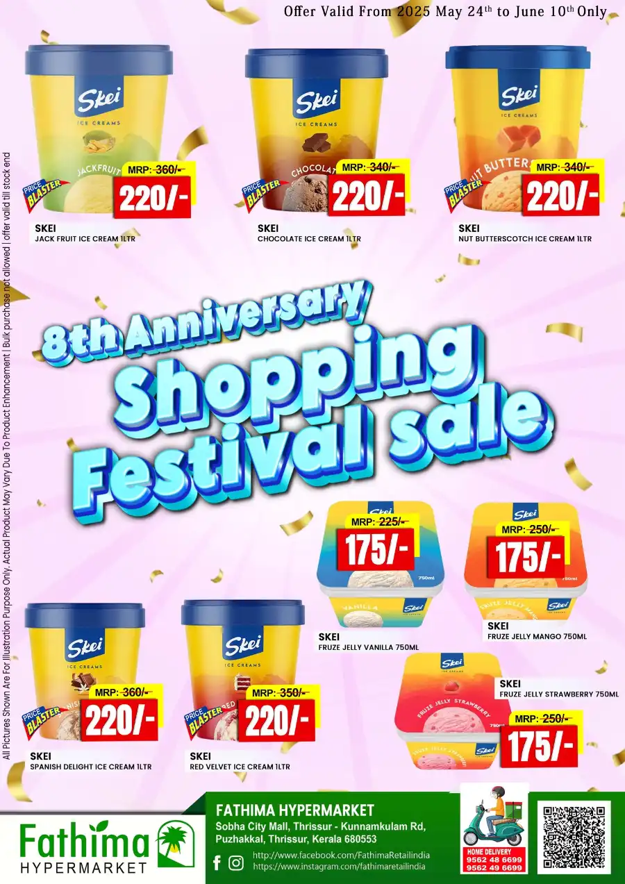 Anniversary shopping festival In Fathima Hypermarket undefined