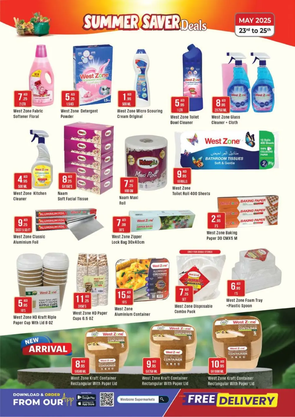 Summer Saver Deals In West Zone Supermarket Abu Dhabi