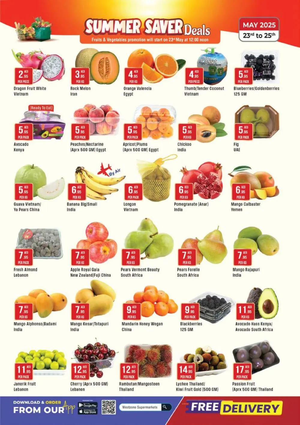 Summer Saver Deals In West Zone Supermarket Abu Dhabi